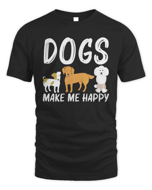 Cute Dog Design For Men Women Puppy Pet Animal Breed Lovers T-Shirt